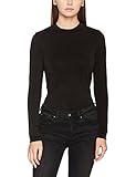  VERO MODA Damen VMMETTI L/S TOP JRS Langarmshirt, Schwarz Black, 36 (Herstellergröße: S)