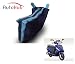 Auto Hub Bike Body Cover For Hero Maestro Edge - Black Blue RS.275.00