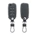Produktbild kwmobile VW Skoda Seat Autoschlüssel Hülle - Kunstleder Schutzhülle Schlüsselhülle Cover für VW Skoda Seat 3-Tasten Autoschlüssel