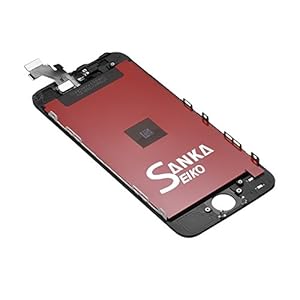 SANKA Schermo Display LCD Assembly Digitizer Sostituzione Schermo per iPhone 5-Nero - immagine 5