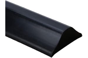 TAOQILE Barrera de Ducha y Sistema de Retención de Agua, Umbral de Ducha Plegable, Umbral de Ducha de Baño y Cocina de Lmpermeable Autoadhesiva Mantiene el Agua Dentro del Umbral (100cm,Negro)