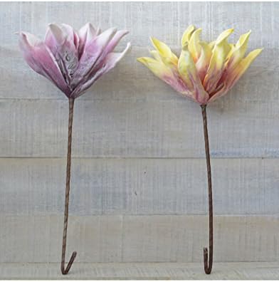 Flor artificial de Goma Eva acolchada (65cm) Dos colores, Hogar y mas - Yellow