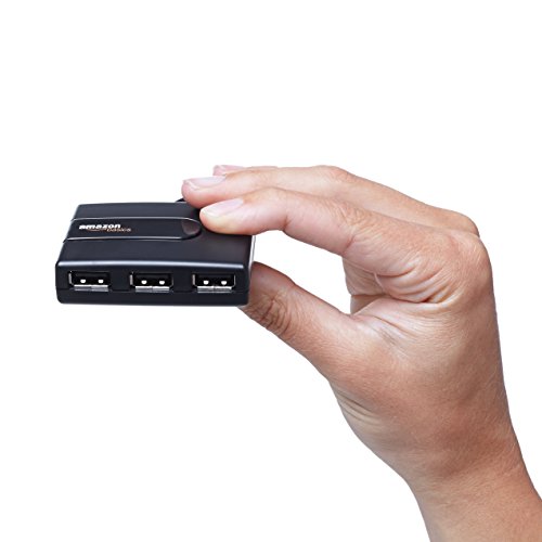 AmazonBasics USB Hub 2.0 Ultra mit 4 Ports - 4