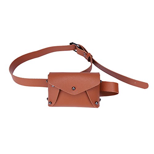 Preisvergleich Produktbild Rucksack Sportbeutel,Trekkingrucksack Motorrad Gewichte Klamotten Notebook Rücksack Kleidung Klein Büro Vegan,Damenmode Mini Reine Farbe Leder Umhängetasche Umhängetasche BrusttascheBraun