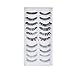 Imported 10 Pairs Mixed Styles False Eyelashes Eye Lashes Extension Make up P...-13007164MG RS.285.00