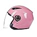 TZQ Sun Summer Street Fashion Dame Half Helm Mann Batterie Auto Halbe Abgedeckte Antifog Helm,C-OneSize