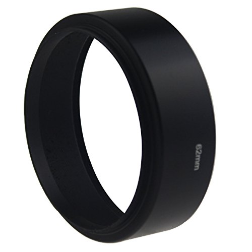 Leadasy 62mm Pare-soleil d objectif M  tal pour Standard   Nikon Canon Sony Lens