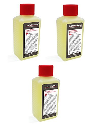 3x LotusGrill Brennpaste 200 ml! Speziell entwickelt für den raucharmen Holzkohlegrill/Tischgrill