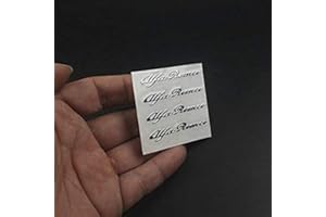 HENGYUESHANG pour Alfa Romeo 155159147 GT 156 Mito Giulia Giulietta Stelvio Car Styling, Argent Métal Autocollant De Voiture Decal Badge Décoration 4 pcs
