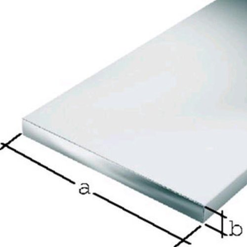 GAH.ALBERTS Flachstange 25 x 2 mm, aluminium 2 m 7403, silber eloxiert, 47403 4 GAH.ALBERTS Flachstange 25 x 2 mm, aluminium 2 m 7403, silber eloxiert, 47403 4