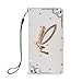 Price comparison product image SmartLegend Bling PU Cover Samsung Galaxy Note 4 Phone Case Wallet Lanyard Strap Carrying Glitter Rhinestone Stylish Smartphone Leather Flip Case Stand Function Cellphone Bumper with Back Magnet Closure and Card Slots Holster Bookstyle Mobile Phone Protective Cover - White Angel