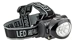 Ultrasport Lampe frontale multifonctions à 10 DEL / Lampe frontale à tête inclinable avec piles