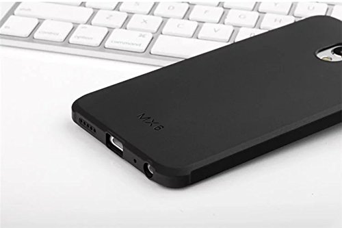 MeiZu MX6 Funda - Litastore Serie Negocios Shell a Prueba de Golpes Resistente Protector Suave Silicona Detr  s Caso Para Cubierta MeiZu MX6 - Negro