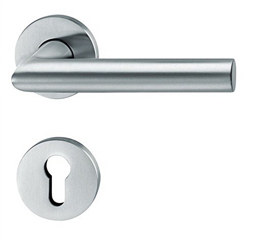 Preisvergleich Produktbild Türdrücker 1076 VK 8mm Alu F1 festdrehbare Lagerung