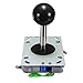 Produktbild GOZAR Classic 4/8 Wege Arcade Spiel Joystick Ball Zippy Joy Stick Langer Griff - Schwarz