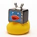 Produktbild DUCKSHOP | Fernseh-Badeente | Quietscheente | L: 7,5 cm