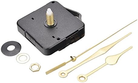 Quartz Clock Movement Mechanism With Hands Parts Kit Replacement ,123mm Second hand Length Powered By 1.5V AA Battery