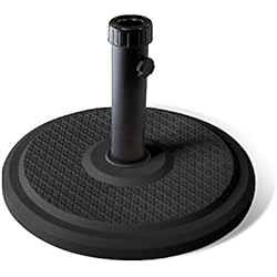 paramondo Pied Parasol Standard Rond, Noir