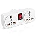 Produktbild Neuftech® Universal Reiseadapter Travel-Plug mit EU Schuko Stecker DE auf UK/USA/China/Japan/Australien/Thailand usw.- 6A 250V