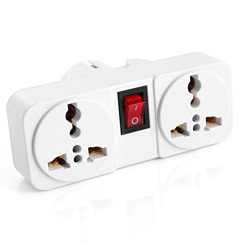 Neuftech® Universal Reiseadapter Travel-Plug mit EU Schuko Stecker DE auf UK/USA/China/Japan/Australien/Thailand usw.- 6A 250V