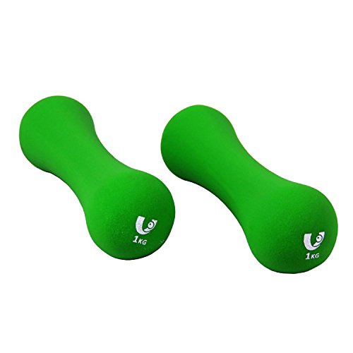 Aerobic Hantel Gewichte Fitness Neoprenhantel Kurzhanteln Vinylhantel Bone Shape 2er Set - 3