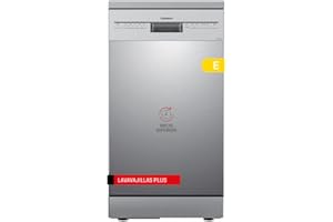 CORBERO Corberó - Lavavajillas Plus 45 cm | CLVM403X | 10 Cubiertos, 5 Programas con 4 Temperaturas, Indicadores LED | Inicio Diferido, Función Inicio-Pausa | 49 Db | Inox