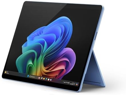 Microsoft Surface Pro, Copilot+ PC, 13 Pollici OLED Touchscreen, Snapdragon X Elite, 16GB RAM, 1TB SSD, Modello 11esima Edizione, Zaffiro, Alimentatore non Incluso