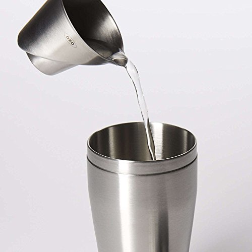 OXO Stahl, gewinkelt Messung Jigger, silber - 4