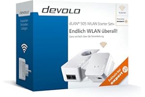 ‎DEVOLO Devolo dLAN 500 WiFi Starter Kit Powerline 500 Mbit/s Ethernet LAN Anschluss WLAN Weiß 2 Stück