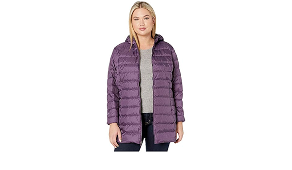 Down Parka II Dark Plum 1X : Amazon 