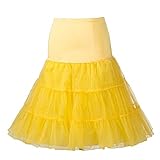 petticoat gelb Boolavards Reifrock / Unterrock / Petticoat / Underskirt / Crinoline / Wedding bridal Petticoat für Wedding Kleid Ballkleid Housekleid Abendkleid Brautkleid