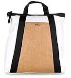  BREE Damen Vary 5, White/Black, Backpack W19 Rucksack, Weiß, 8x34x36 cm