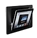 Produktbild iDock Air / Querformat für iPad Air u. iPad PRO 9,7" / schwarz / 230V / Blende Aluminium schwarz gebürstet/ Lightning Stecker
