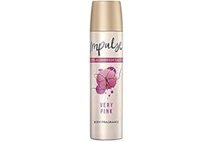 UNILEVER Impulse Very Pink Desodorante en aerosol sin aluminio, 1 unidad (1 x 75 ml)