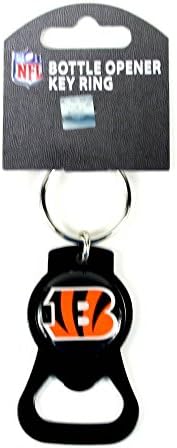 Cincinnati Bengals Black Keyring & Bottle-opener