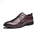 Produktbild Ofgcfbvxd Business Ankle Schuh für Herren Geschäfts-Klassische britische Lederne Oxford wies Formale Schuhe für Anzug Kleid Hochzeit Arbeit (Color : Braun, Größe : 38 EU)
