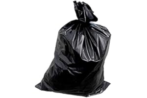 GANDOLFI ENRICO SNC 100 Sacchi Immondizia cm.70x110 - Colore Nero, Resistente, Made in Italy