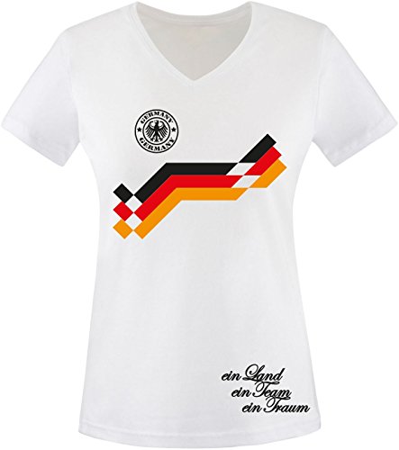 Luckja EM 2016 Deutschland Trikot Wunschname und Wunschnummer Damen T-Shirt