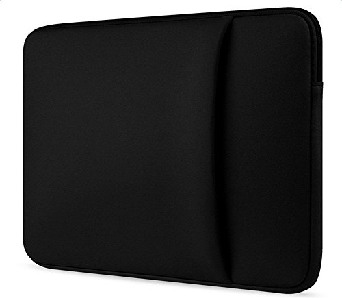 Hosaire Laptop Tasche Mode Rechteck Computer Carrying Bag Tasche für Laptop/Tablet/Notebook/Ultrabook mit Bildschirmdiagonale 15.6 Zoll,Schwarz - 2
