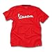 Produktbild Original Vespa Herren T-Shirt mit aufgedruckten Vespa Logo, Größen:XXL;Farben:rot