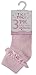 Tick Tock 3 Pack of Baby Girls Cotton Rich Frilly Lace Top Socks Pink 0-2.5