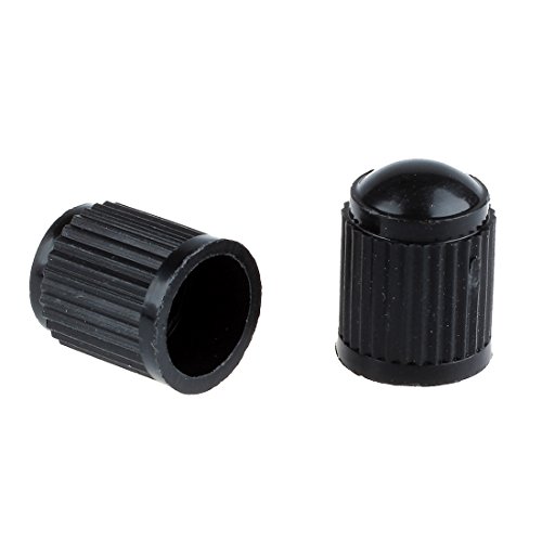 Ventilkappe – SODIAL (R) 20pcs Kunststoff Fahrrad Ventil Staubkappen Auto Van Motorrad Reifen Schlaeuche Schwarz - 3