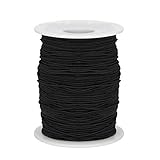 Stretch Fadenmaterial: Aus Polypropylengewebe, starke Elastizität, Abrieb, langlebig und flexibel im Gebrauch, einfach zu schneiden und zu binden. Elastische Schnur mit Stoff bezogen, die wir für eine lange Zeit verwenden können.