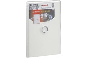 LEGRAND | Porte Blanche Tableau 2R, Drivia, 2 Rangées 13 Modules, Dimensions 375x250mm, Permet Au Coffret De Devenir IP40