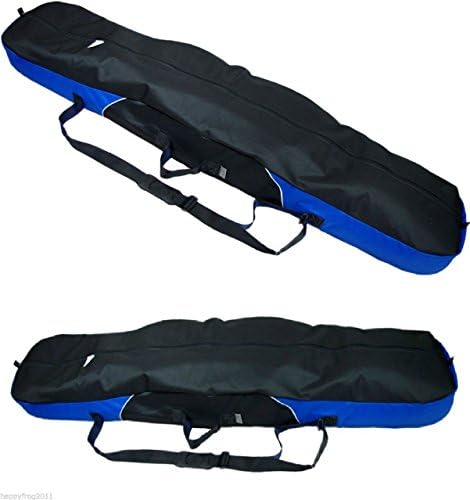 SNOWBOARD BAG CARRY CASE LUGGAGE with Shoulder strap155cm 165cm Blue WhiteStrip