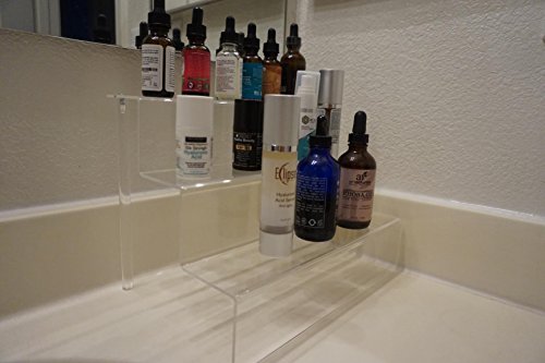 Kombination von Life 3-Tier-Acryl Schritt Display, plastik, farblos, 12 x 8.5 Inch - 5