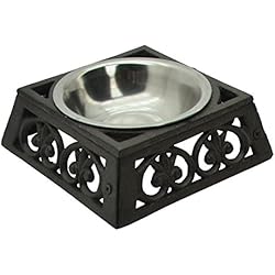 L'ORIGINALE DECO Gamelle pour Chat ou Chien en Fonte 6 cm x 17.50 cm x 17.50 cm