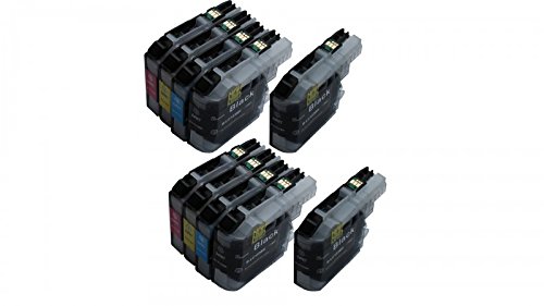 Start - 10 XL Ersatz Chip Patronen kompatibel zu Brother LC-123BK XL Schwarz, LC-123C XL Cyan, LC-123M XL Magenta, LC-123Y XL Gelb für Brother DCP-J132W, DCP-J152, DCP-J4110, DCP-J552DW, DCP-J752DW, MFC-J245, MFC-J4310DW, MFC-J4410DW, MFC-J4510DW, MFC-J4610DW, MFC-J470DW, MFC-J4710DW, MFC-J475DW, MFC-J650DW, MFC-J6520DW, MFC-J6720DW, MFC-J6920DW, MFC-J870DW