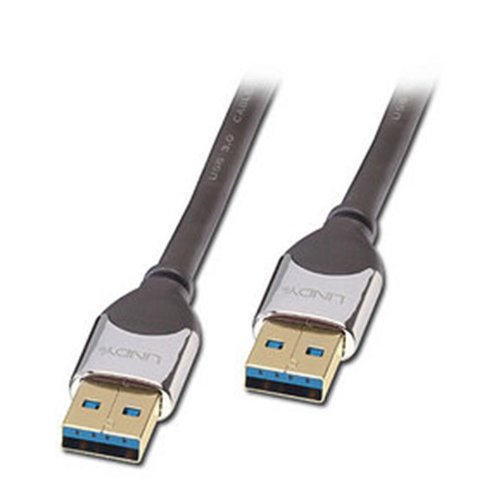 Lindy 41603 USB 3.0 Kabel - Vergoldet - Typ A Stecker an Typ A Stecker – 3m