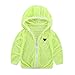 Price comparison product image BURFLY Toddler Kids Summer Sunscreen Jackets Baby Girls Hooded Outerwear Zip Coats